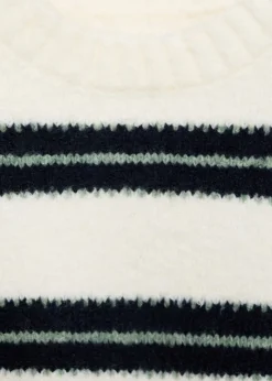 Dzieci MANGO Swetry I Kardigany*Sweter dzianinowy w paski