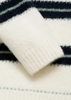 Dzieci MANGO Swetry I Kardigany*Sweter dzianinowy w paski