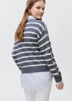 MANGO Swetry I Kardigany*Sweter dzianinowy w paski