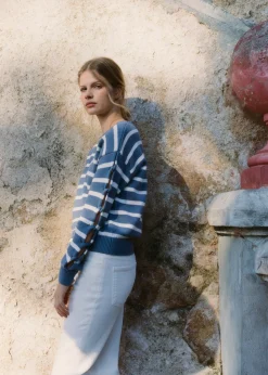 MANGO Swetry I Kardigany*Sweter dzianinowy w paski