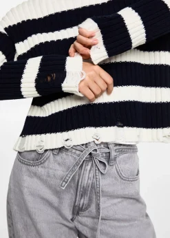 MANGO Swetry I Kardigany*Sweter dzianinowy w paski