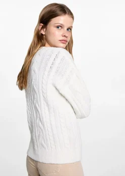 MANGO Swetry I Kardigany*Sweter dzianinowy w warkocze