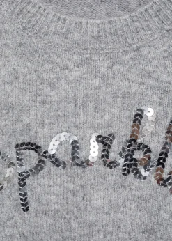 Dzieci MANGO Swetry I Kardigany*Sweter dzianinowy z cekinami