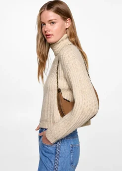 MANGO Swetry I Kardigany*Sweter dzianinowy z golfem