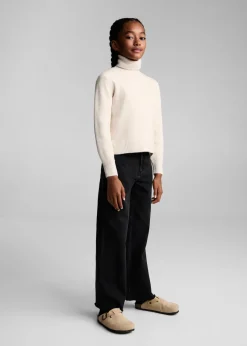 Dzieci MANGO Swetry I Kardigany*Sweter dzianinowy z golfem