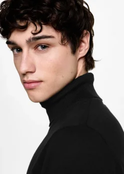 MANGO Swetry*Sweter dzianinowy z golfem