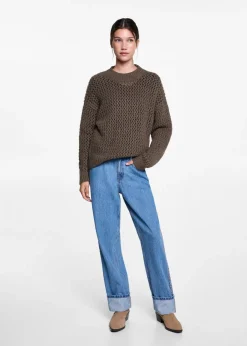 MANGO Swetry I Kardigany*Sweter dzianinowy z teksturą
