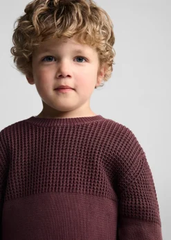 Dzieci MANGO Swetry I Kardigany*Sweter mieszanka dzianin