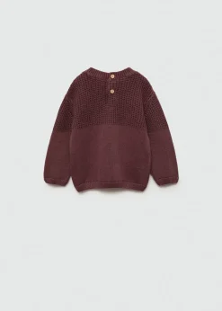 Dzieci MANGO Swetry I Kardigany*Sweter mieszanka dzianin