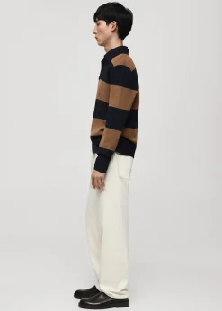 MANGO Kardigany I Swetry|Koszulki Polo*Sweter polo w paski