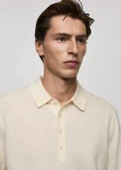 MANGO Kardigany I Swetry|Koszulki Polo*Sweter polo z 100% kaszmiru