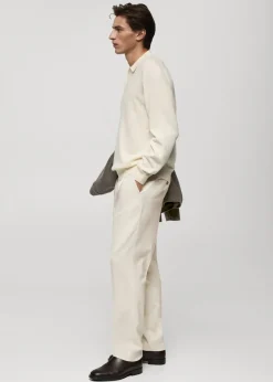 MANGO Kardigany I Swetry|Koszulki Polo*Sweter polo z 100% kaszmiru