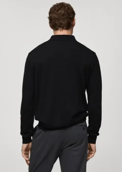 MANGO Kardigany I Swetry|Koszulki Polo*Sweter polo z 100% wełny merynosów