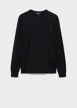 MANGO Kardigany I Swetry|Koszulki Polo*Sweter polo z cienkiej prążkowanej dzianiny