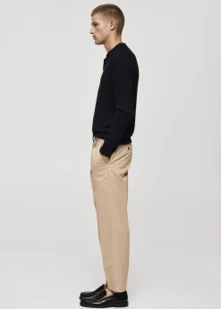 MANGO Kardigany I Swetry|Koszulki Polo*Sweter polo z dzianiny średniej grubości z warkoczami