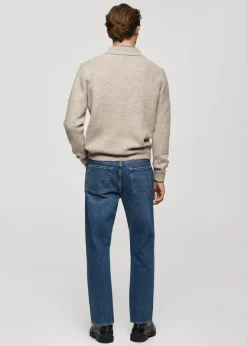 MANGO Kardigany I Swetry|Koszulki Polo*Sweter polo z dzianiny regular fit