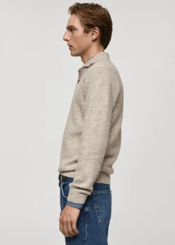 MANGO Kardigany I Swetry|Koszulki Polo*Sweter polo z dzianiny regular fit