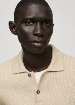 MANGO Kardigany I Swetry|Koszulki Polo*Sweter polo z dzianiny z teksturą