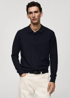 MANGO Kardigany I Swetry|Koszulki Polo*Sweter polo z dzianiny z teksturą