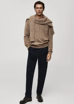 MANGO Kardigany I Swetry|Koszulki Polo*Sweter polo z mieszanki alpaki i wełny