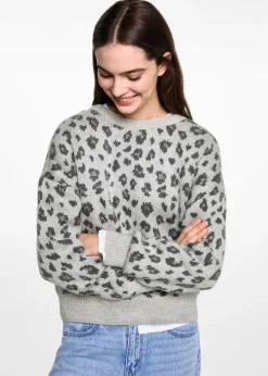 MANGO Swetry I Kardigany*Sweter w cętki