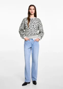 MANGO Swetry I Kardigany*Sweter w cętki