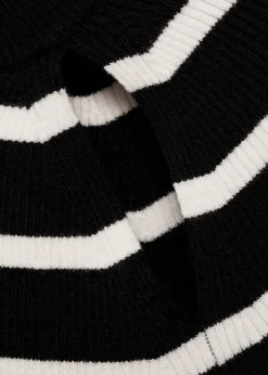 MANGO Swetry I Kardigany*Sweter w paski z wycięciami
