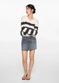 MANGO Swetry I Kardigany*Sweter w pasy
