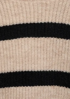 Dzieci MANGO Swetry I Kardigany*Sweter w pasy z golfem