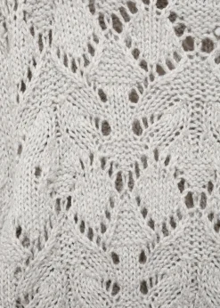 Dzieci MANGO Swetry I Kardigany*Sweter z ażurowej dzianiny lureksowej