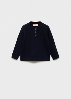 Dzieci MANGO Swetry I Kardigany*Sweter z bawełnianej dzianiny