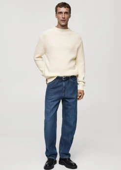 MANGO Kardigany I Swetry*Sweter z bawełnianej dzianiny