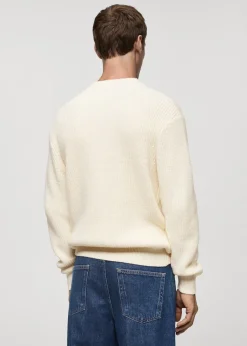 MANGO Kardigany I Swetry*Sweter z bawełnianej dzianiny