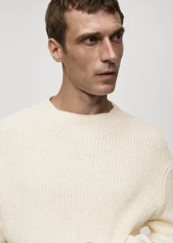 MANGO Kardigany I Swetry*Sweter z bawełnianej dzianiny