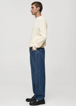 MANGO Kardigany I Swetry*Sweter z bawełnianej dzianiny