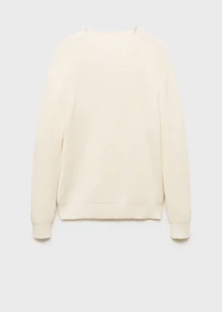 MANGO Kardigany I Swetry*Sweter z bawełnianej dzianiny