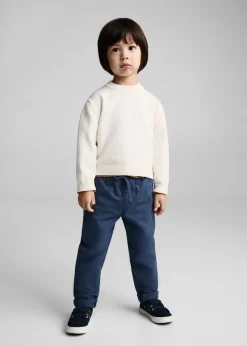 Dzieci MANGO Swetry I Kardigany*Sweter z bawełnianej dzianiny