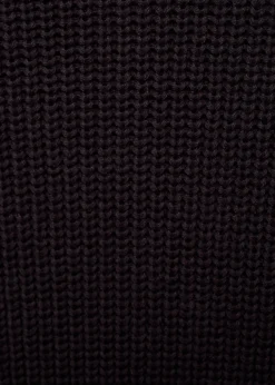 MANGO Kardigany I Swetry*Sweter z bawełnianej prążkowanej dzianiny