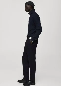 MANGO Kardigany I Swetry*Sweter z drobną teksturą i zapięciem na zamek pod szyją