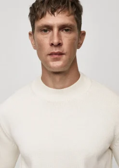 MANGO Kardigany I Swetry*Sweter z dzianiny bawełnianej o średniej grubości