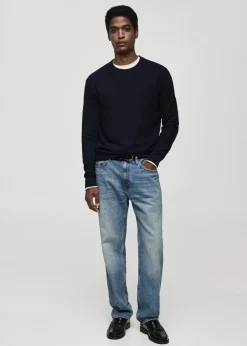 MANGO Kardigany I Swetry*Sweter z dzianiny bawełnianej z drobną teksturą