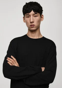 MANGO Kardigany I Swetry*Sweter z dzianiny o średniej grubości z 100% wełny