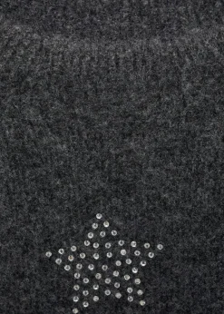 Dzieci MANGO Swetry I Kardigany*Sweter z dzianiny w gwiazdy