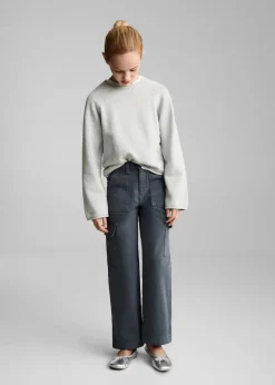 Dzieci MANGO Swetry I Kardigany*Sweter z dzianiny z 100% bawełny