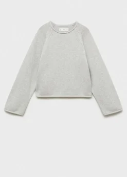 Dzieci MANGO Swetry I Kardigany*Sweter z dzianiny z 100% bawełny