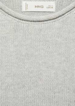 Dzieci MANGO Swetry I Kardigany*Sweter z dzianiny z 100% bawełny