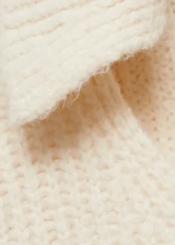 MANGO Swetry I Kardigany*Sweter z dzianiny z dekoltem w szpic