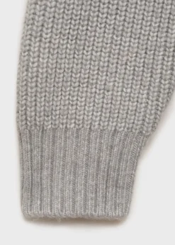 MANGO Swetry I Kardigany*Sweter z dzianiny z kołnierzem na zamek