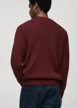 MANGO Kardigany I Swetry*Sweter z dzianiny z mieszanki wełny i bawełny