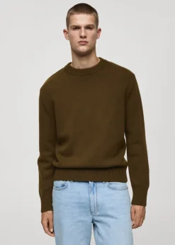 MANGO Kardigany I Swetry*Sweter z dzianiny z mieszanki wełny